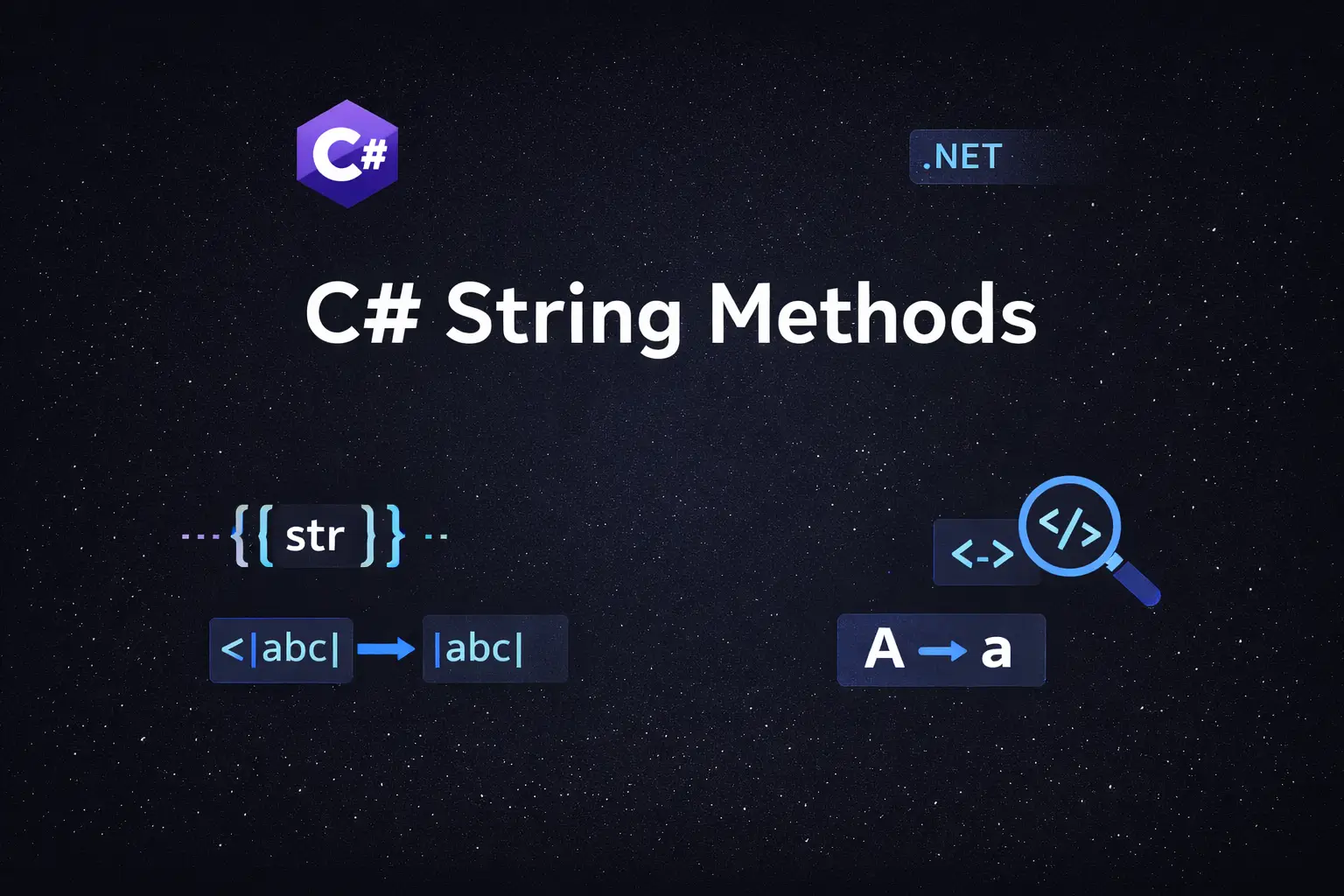 معرفی متد های رشته (string) در سی شارپ - بخش پنجم